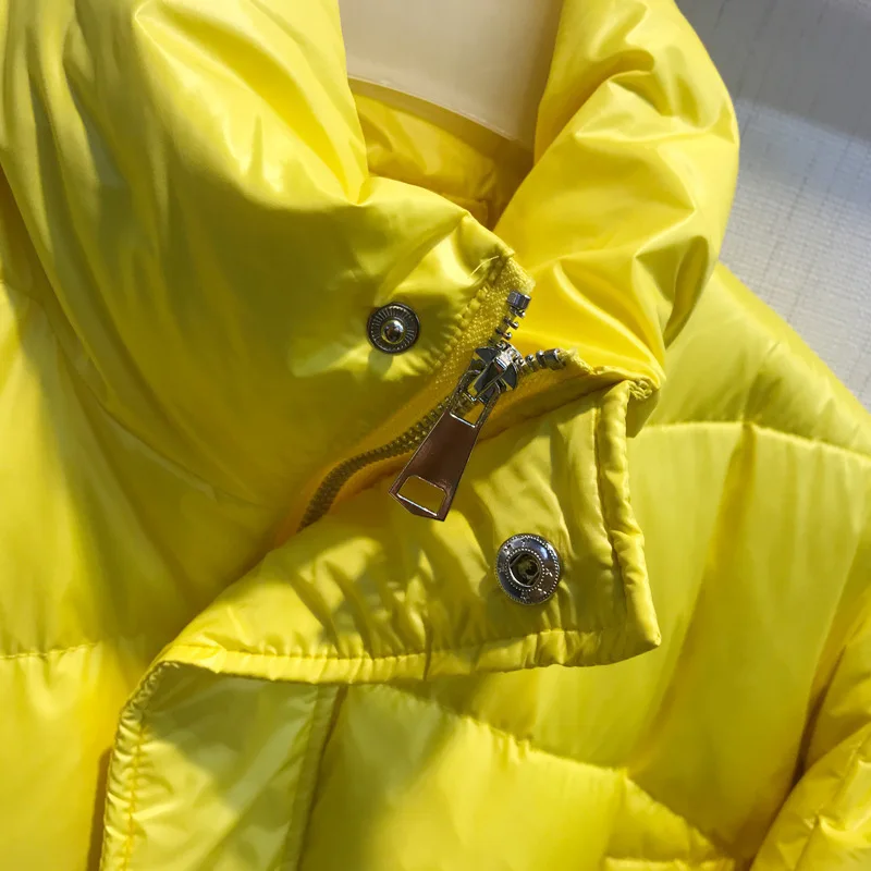 Женская куртка 2020 корейский большой белый утиный пух пальто Зимний пуховик