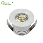 Точечные мини-светильники с COB матрицей, 3 Вт, приглушаемые алюминиевые лампы для витрин, шкафов, лофтов, ювелирных изделий в помещении