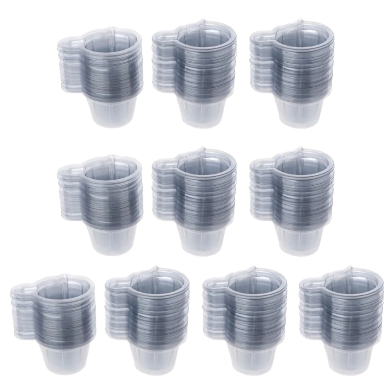 

500PCS 40ml Epoxy Mixing Cups Graduated Plastic Cup for Resin Epoxy Paint Stain Disposable Dispensing Cups Resin Crafts