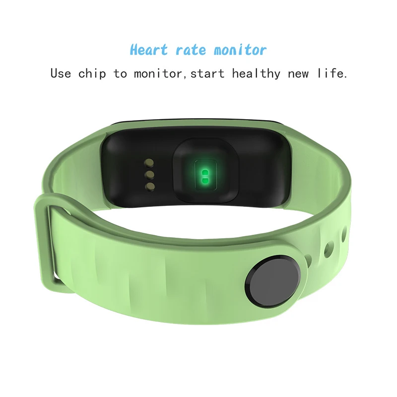 C1S Blood Pressure Heart Rate Monitor Smart Watch Sport Bracelet Fitness Tracker 0.96 Inch Full Functioning for Android Ios | Электроника