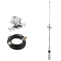 nl 770s dual band antennarb 400 antenna mountrg 58u 5m coaxial cable walkie talkie mobile car cb radio