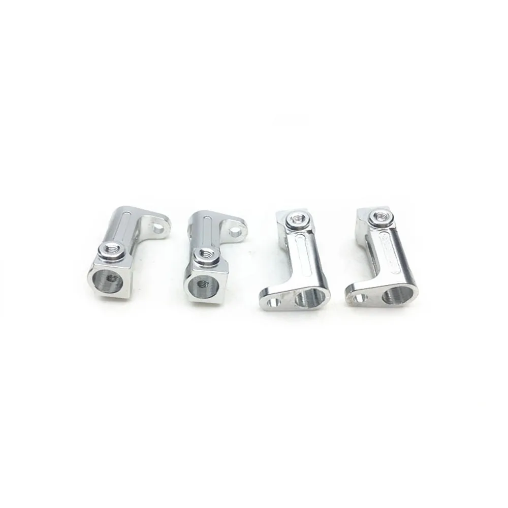

YEAHRUN 4Pcs Metal Lateral Pedal Mount Accessories for Axial SCX10 1/10 Scale RC Crawler Car Truck Parts
