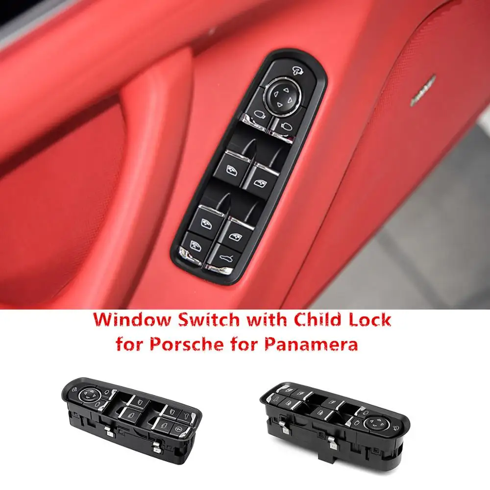 Дверной электрический замок для детей переключатель окна Porsche Для Panamera Macan Cayenne