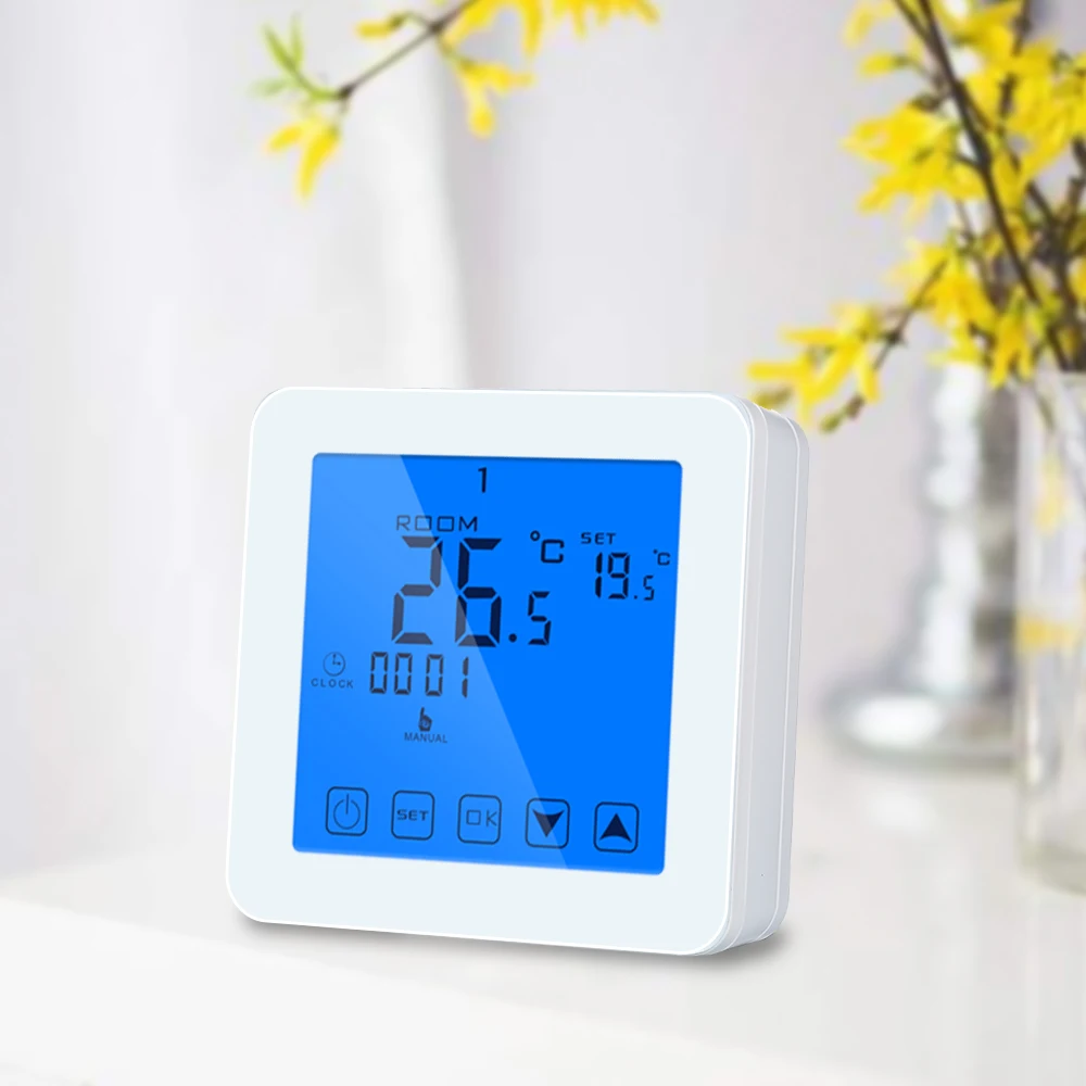 Терморегулятор цифровой с сенсорным экраном и функцией подсветильник|Системы