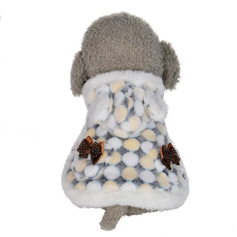 Мяч пончо одежда с принтом в виде собак зимние собака милое пальто-накидка костюм