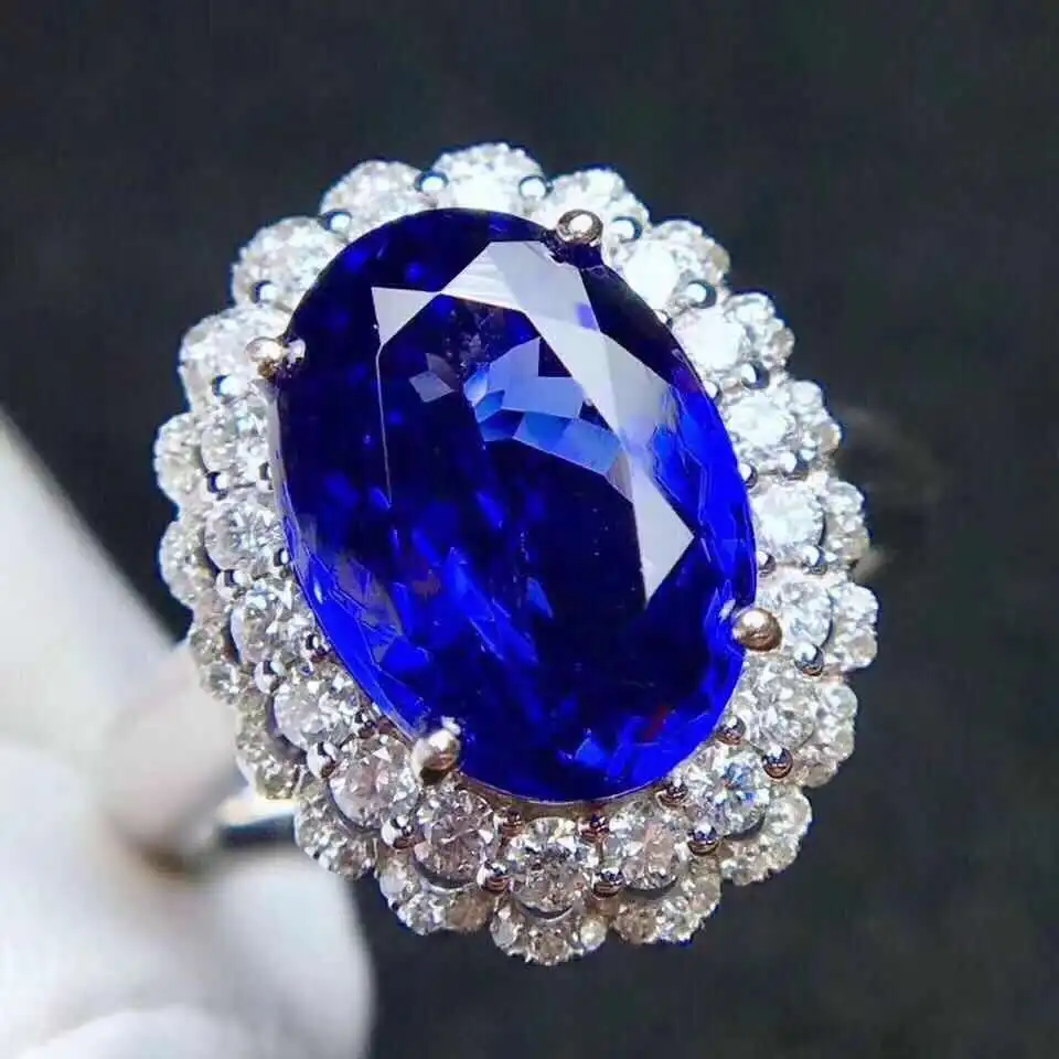 

MDINA New Arrival Real and Natural Natural real blue sapphire ring 925 sterling silver Fine handworked jewelry Finger rings