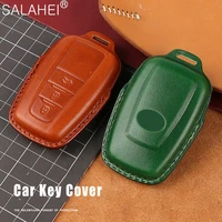 top layer leather car key case full cover for toyota chr c hr prado 2018 camry avalon prius corolla rav4 avalon auto styling