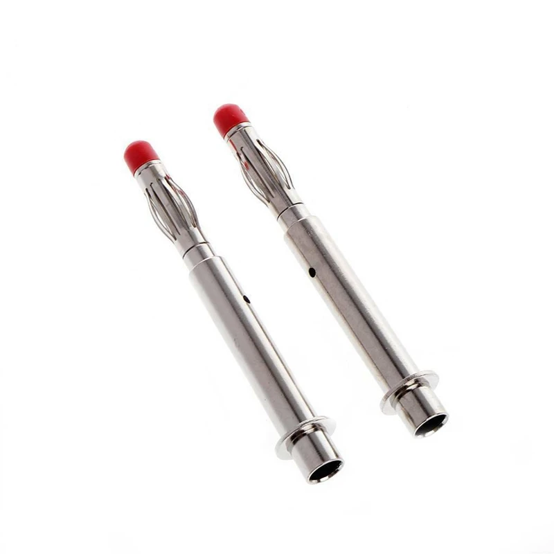 

10 Pcs 4mm Male Retractable Sheath Stackable Banana Plug Wire Solder Connector Wire Solder Multimeter Test CNIM Hot