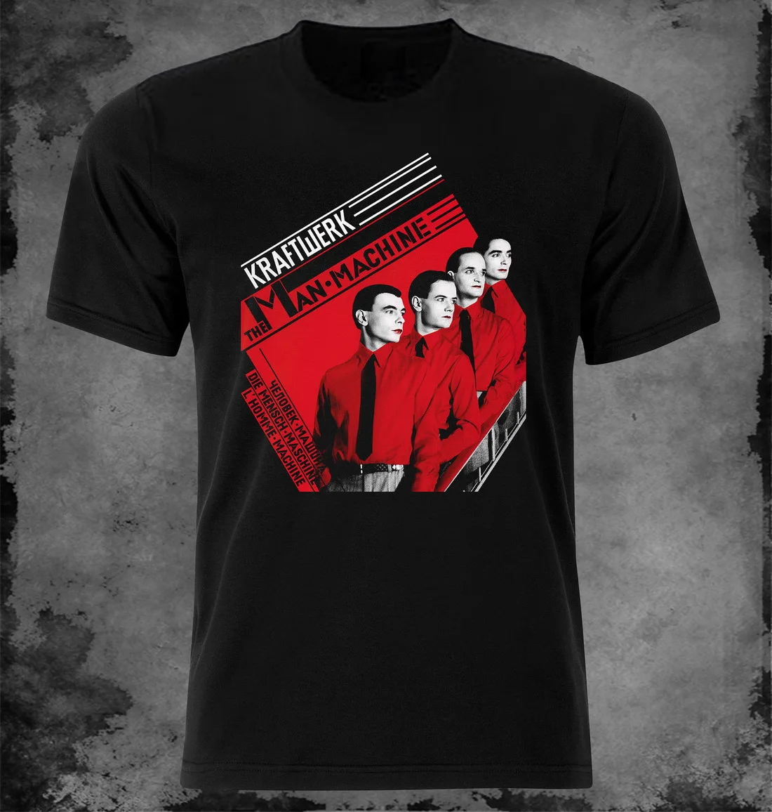Kraftwerk The Man-Machine топы футболка XS-S-M-L XL-XXL с рисунком |