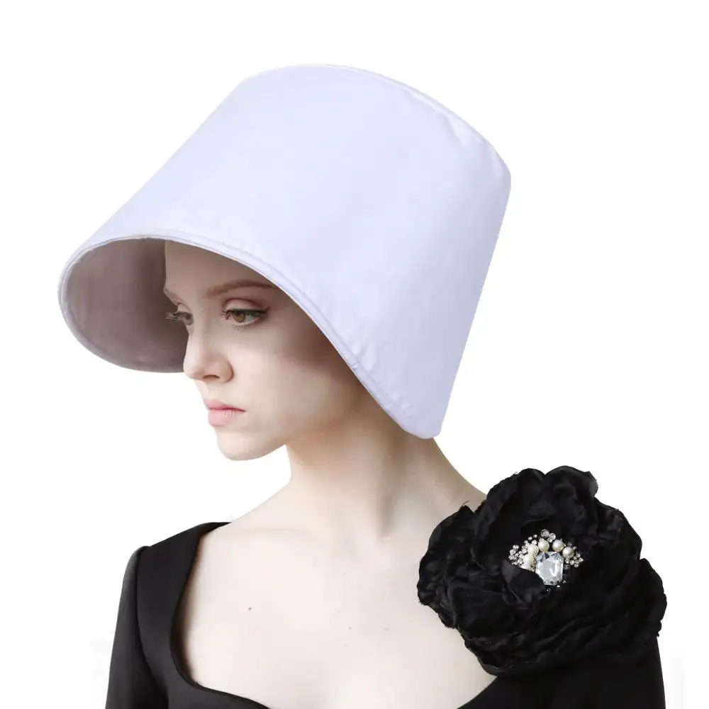 Сказочная шапка для косплея горничной женская хлопковая белая Хэллоуина