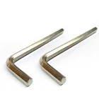 Шестигранный ключ 2 мм 100 шт.лот, ручной инструмент с шестигранным ключом 2 мм, никелированный инструмент DIN911, китайский производитель крепежных элементов