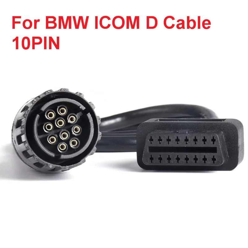 

Лучшая цена для BMW ICOM D кабель для мотоциклов 10-контактный Диагностический кабель для BMW 10-контактный адаптер к 16-контактному OBD2 OBDII кабель