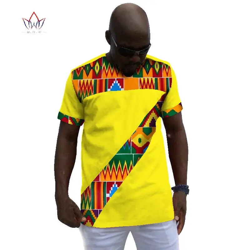 

African Men Clothes Dashiki African T Shirts Short Sleeve T-shirt Printing Joint Mens African Clothing Dashiki Men Tees WYN56