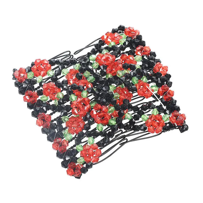 Эластичная Заколка-гребень для волос в стиле ретро |