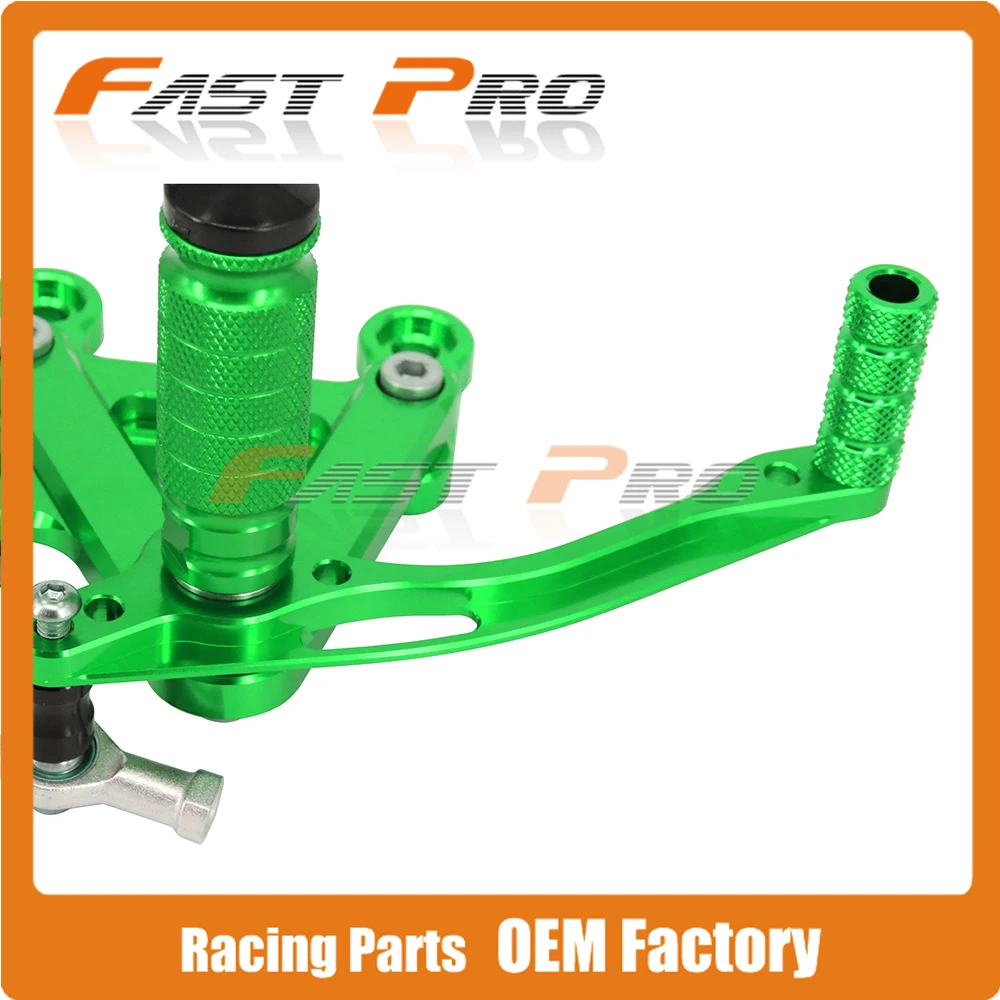 CNC Мотоцикл Регулируемые штифты для заготовки педали отдыха для KAWASAKI ZX6R ZX-6R ZX 6R 2003 2004 03 04