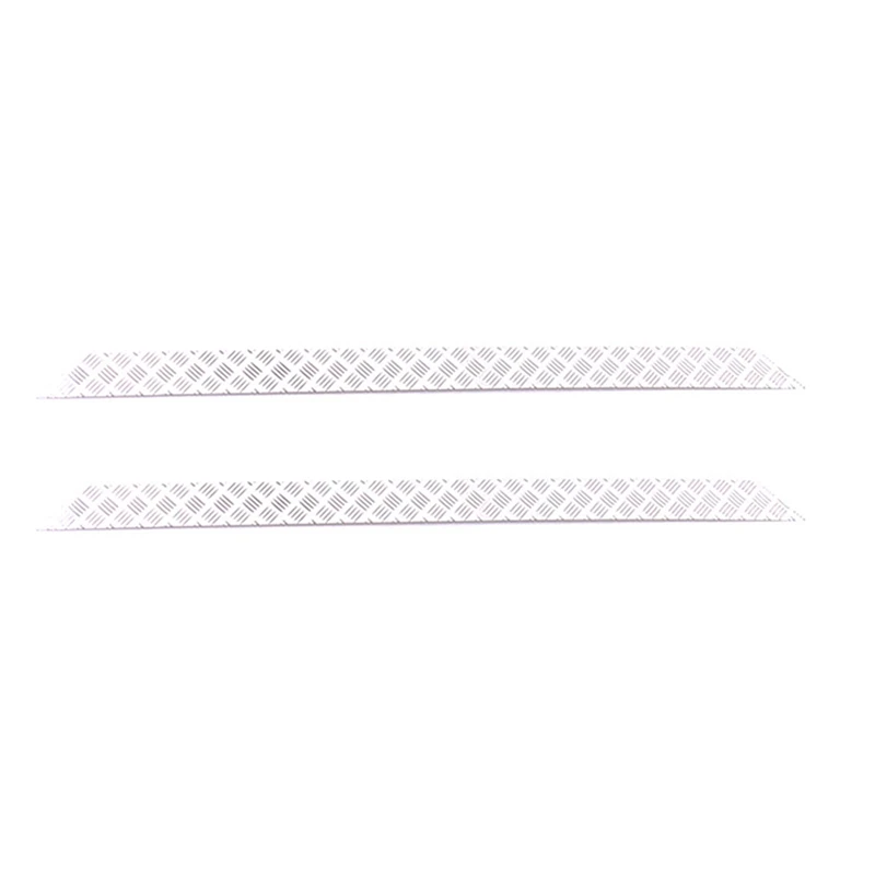 

1set Front Chassis Armor Protector Plate for 1/10 Traxxas TRX4 TRX-4 G500 TRX-6 6X6 & 2Pcs Welcome Pedal Metal Plate