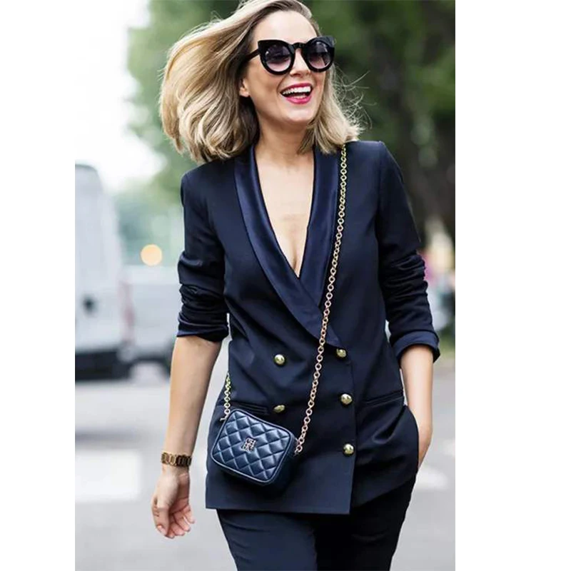 

Ladies Suit Blazer Office Wear Female Work Wear Office Suit Blazer Women Suits Women костюм женский 2 Piece Set костюм женский