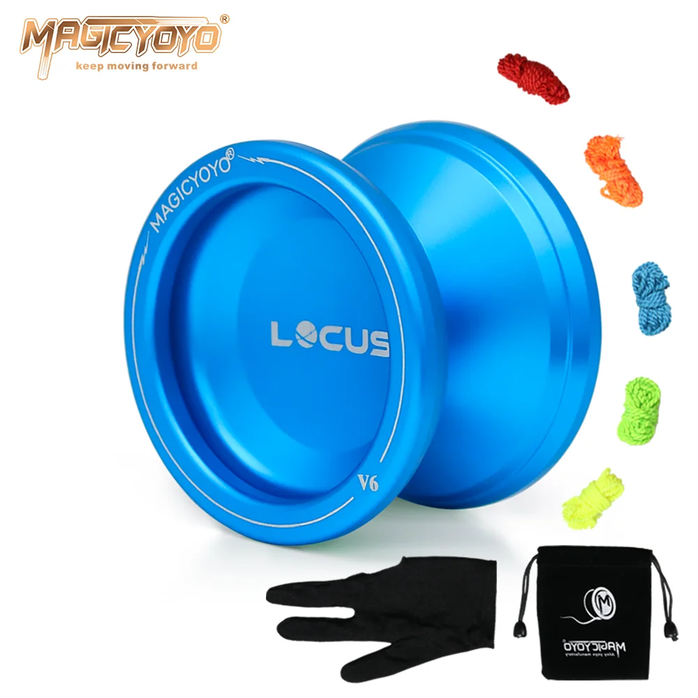 MAGICYOYO V6 LOCUS Новое поступление йо отзывчивый и алюминиевый Металл Yo для