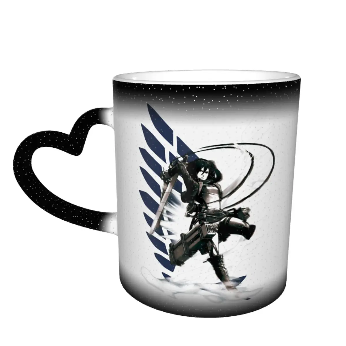 

Attack On Titan Mug Coffee The Changes Color Mug Wholesale Colored Porcelain Cups