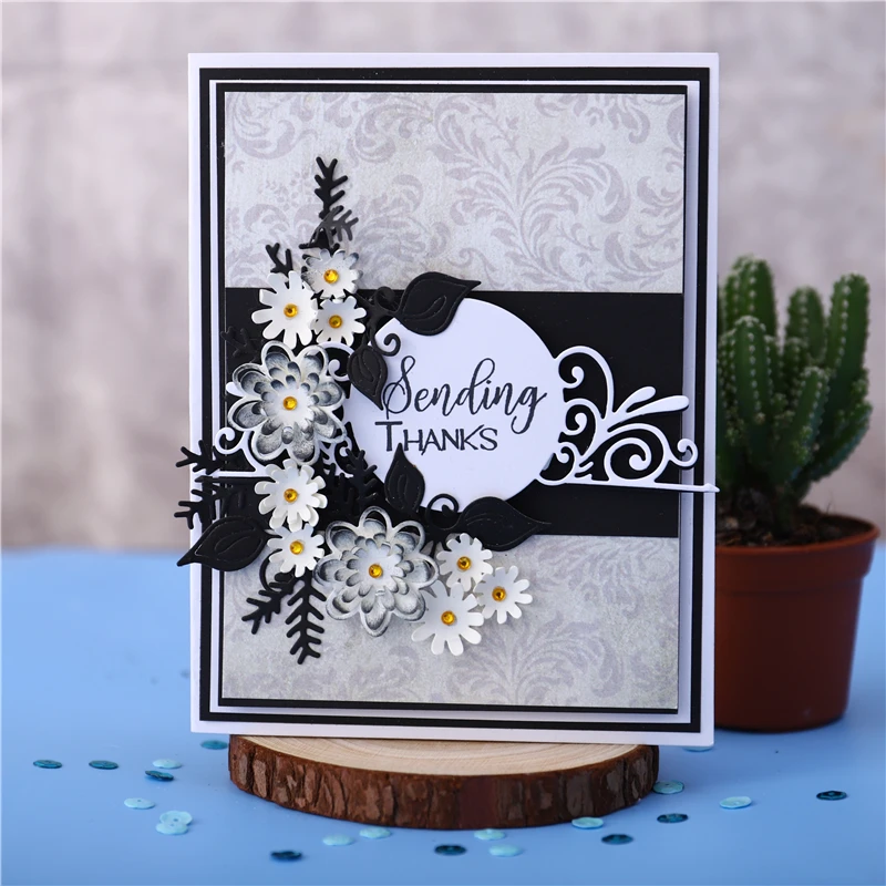 Кокороса кружева круг штампы металла резки для скрапбукинга карты делая альбом