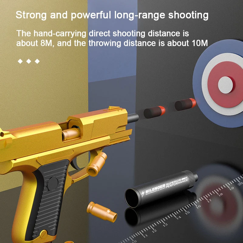 P85 игрушечный пистолет-ракушка пистолет для страйкбола мальчиков Уличный спорт CS