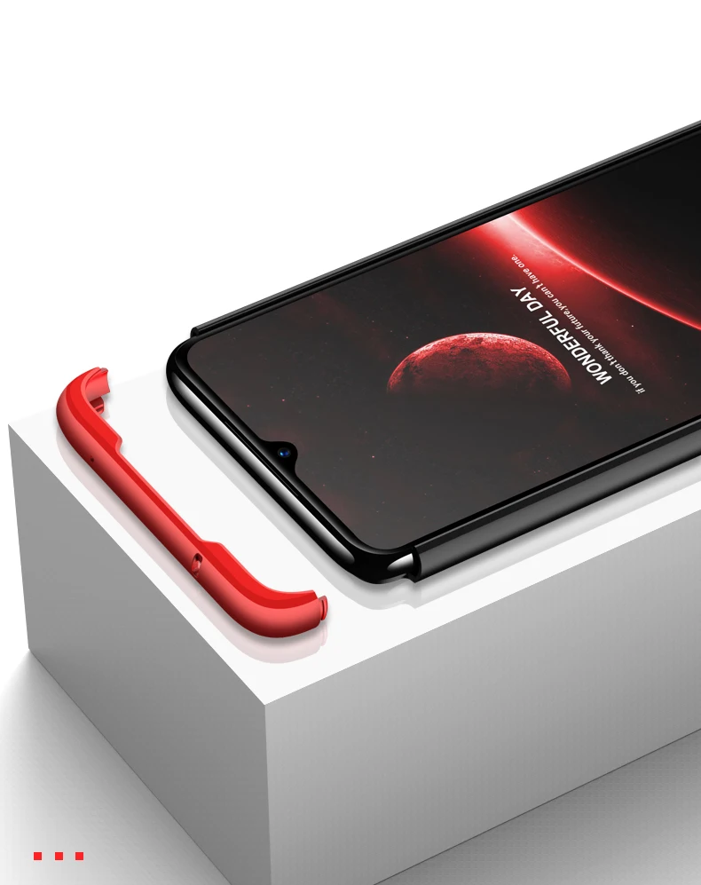 3-в-1 чехол для Xiaomi redmi note 8 Pro Чехол Крышка защитное кольцо магнетизм кронштейн анти-столкновения в виде ракушки для redmi note 8 Coque
