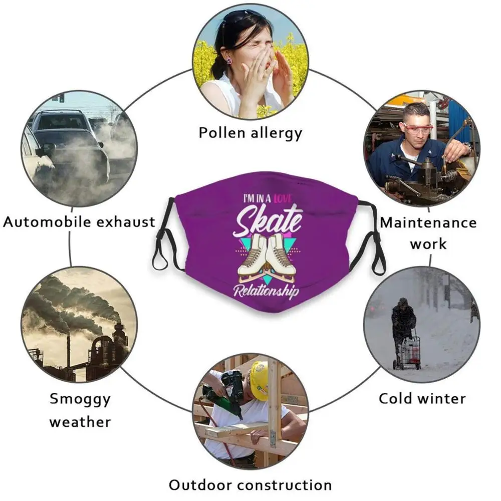 Флуоресцентная маска с фильтром Pm2.5 для взрослых и детей | Аксессуары одежды