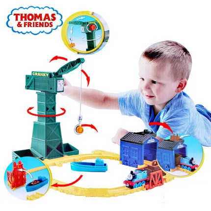 Оригинальная модель железной дороги Thomas and friends the Blanche at dock подарок для мальчика