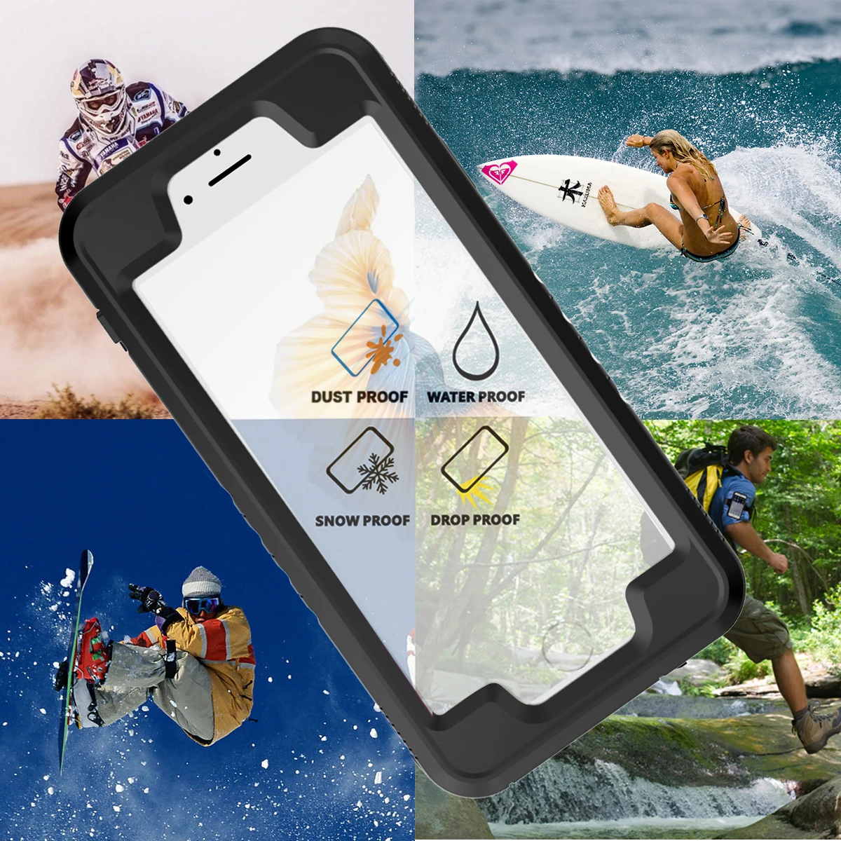 Водонепроницаемый чехол для iPhone X XS Max XR 8 7 6 плавания дайвинга водонепроницаемый с
