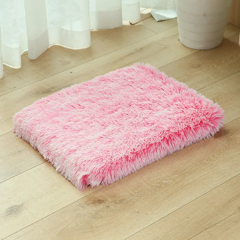 

Winter plush square Warm Pet Bed deep sleep waterproof kennel removable and washable dog bed cat litter cat mat
