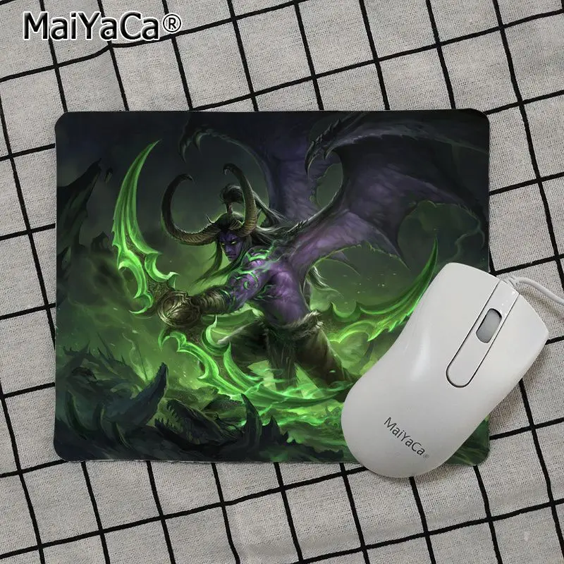 Maiya высокое качество World of Warcraft Illidan Stormrage прочный резиновый коврик для мыши лидер
