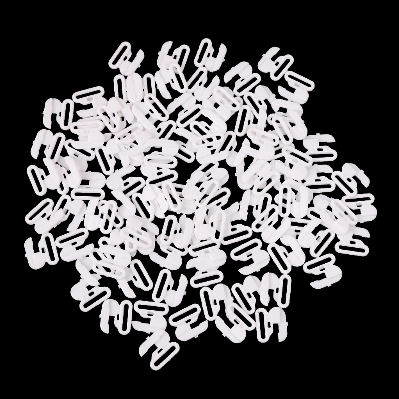 50x зажимов для бикини застежки бюстгальтера пуговицы купальника одежда пряжки