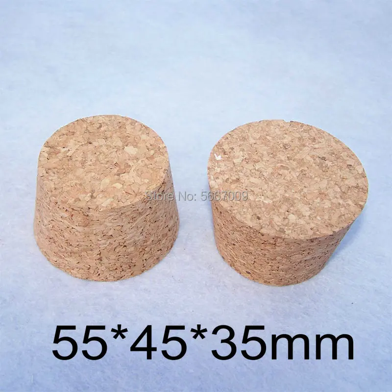 55*45*35mm Lab Wooden Stop Tea seal Jar Caps Glass Bottle Plugs Corks Stoppers