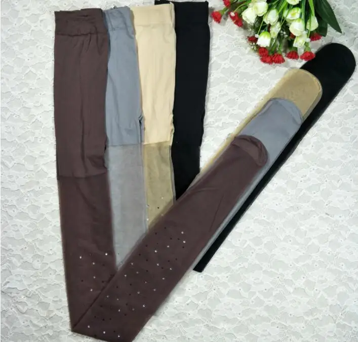 Сезон: весна лето для женщин пикантные блестящие стразы колготки атласные