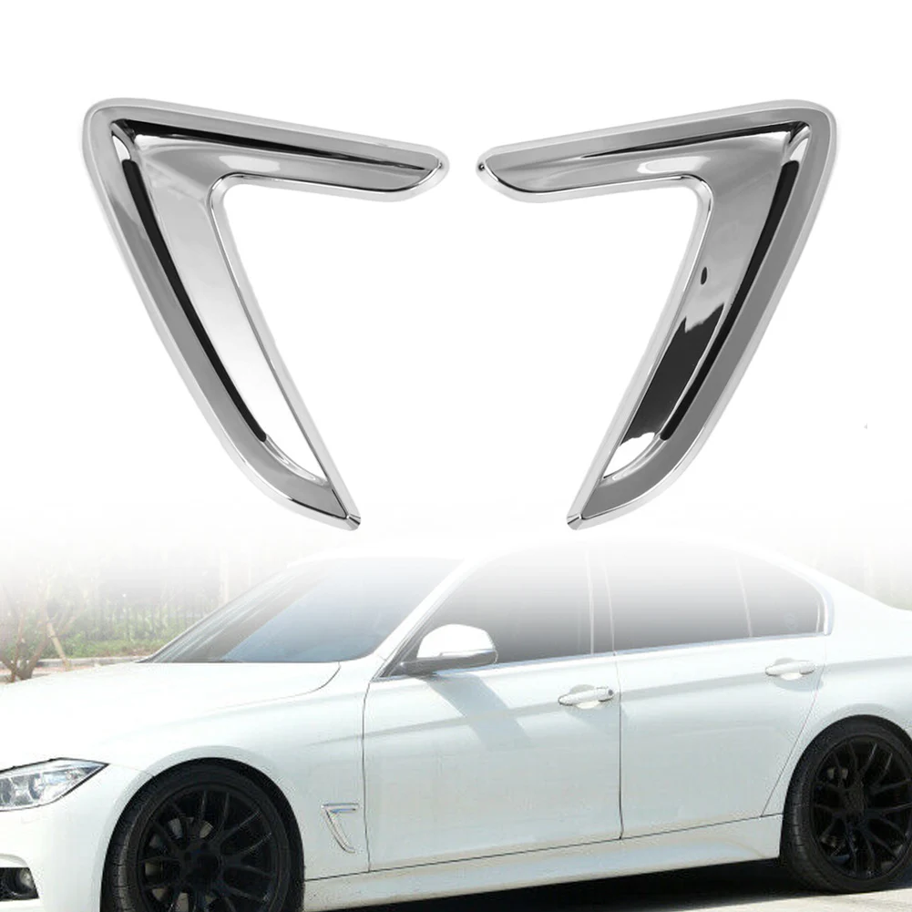 

Для BMW 3 серии F30, боковое крыло автомобиля, Крышка вентиляционного отверстия, отделка 2013, 2014, 2015, 2016, 2017, 2018, хром, АБС-пластик