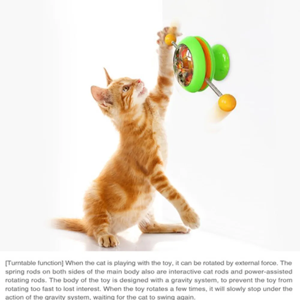 

Rotatable Cat Cut Toys Supplies With Catnip Interactive Training Toys For Cats Kitten Cat Accessories Pet Supplies Products