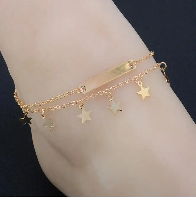 Богемный многослойный золотой бисер серебряного цвета комплект из 3 предметов