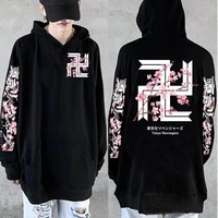 tokyo revengers cherry blossom hoodie fashion women anime hoodie casual sweatshirt sudadera felpa moletom pullovers hoodies 2021