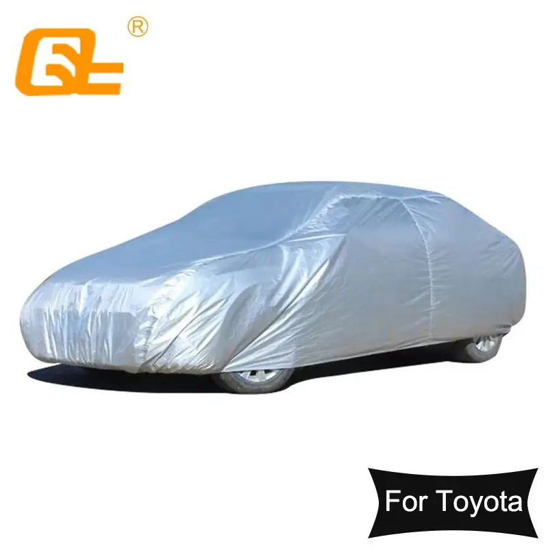 

170T Waterproof Full Car Covers Outdoor sun uv protection dust rain snow protective for Toyota Camry Corolla RAV4 Yaris reiz