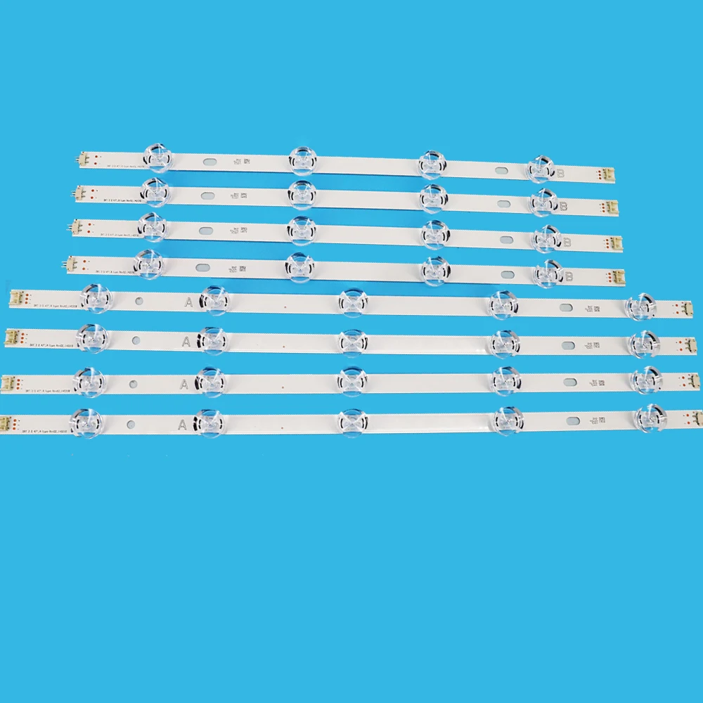 New 5set=40 PCS LED strip replacement For LG 47LB6300 47GB6500 innotek DRT 3.0 47 inch A B 6916L-1715A 1716A 6916L-1961A