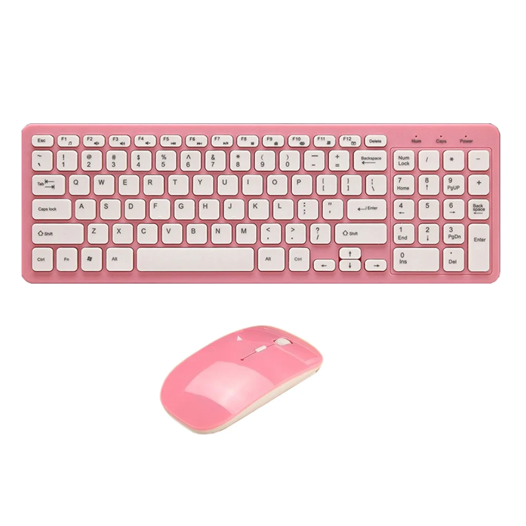 

2.4 Whisper-Quiet Wireless Keyboard and Mouse Combo for PC Macbook