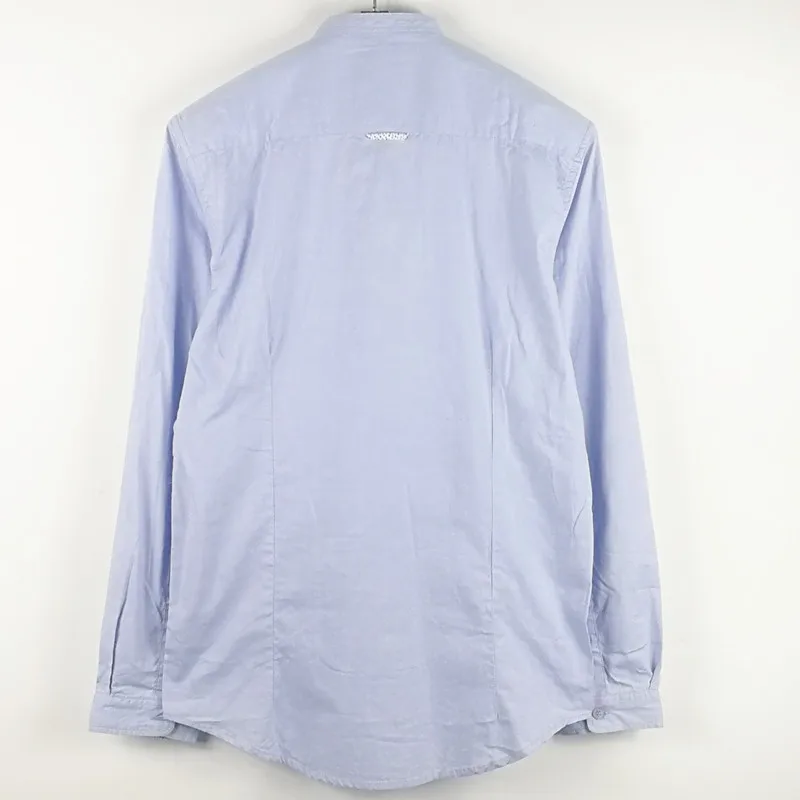 Hombre Camisa Masculina, осенняя Хлопковая мужская рубашка с длинным рукавом, молодежные модные повседневные рубашки в полоску, Camisas, мужская рубашка, мужская одежда