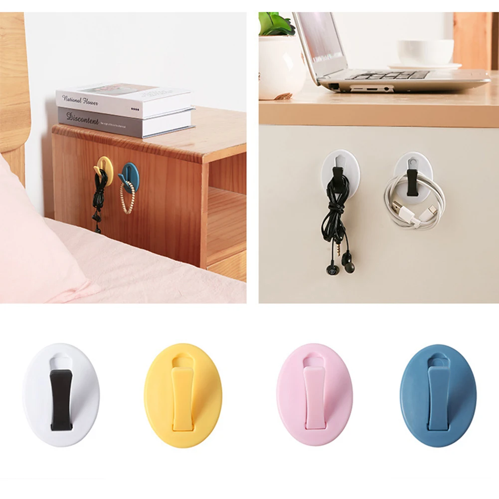 4 шт./компл. настенный крюк небольшой гаджеты из АБС пластика для хранения вешалка