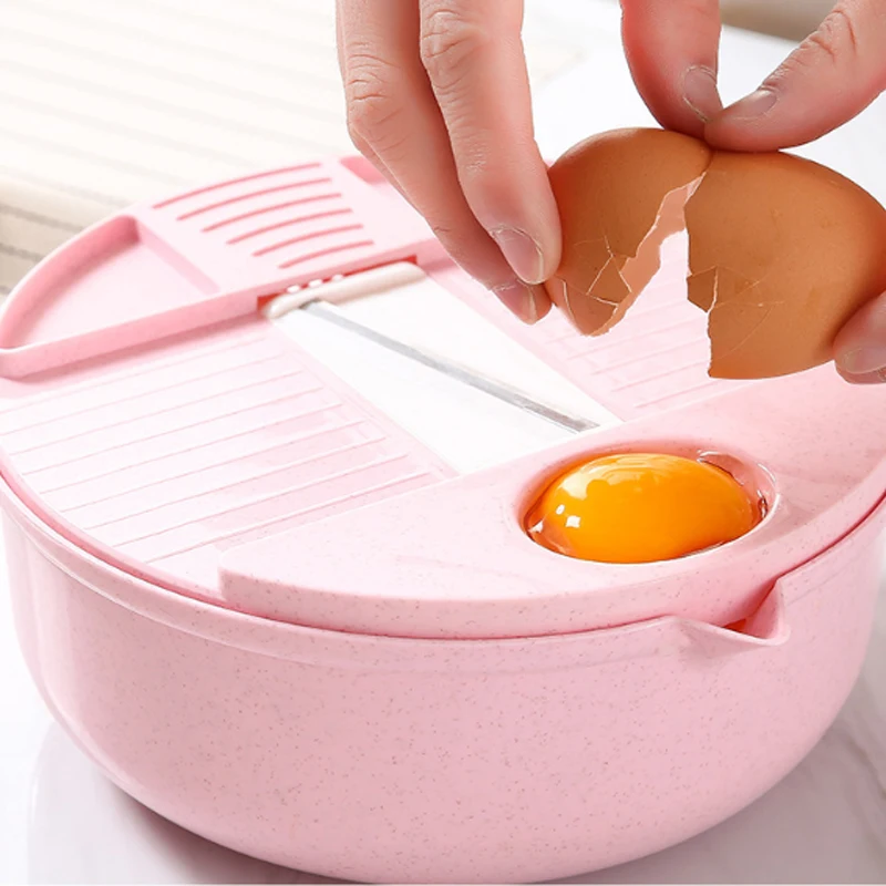 Кухонные инструменты 9 в 1 овощерезка с дренажной корзиной многофункциональная