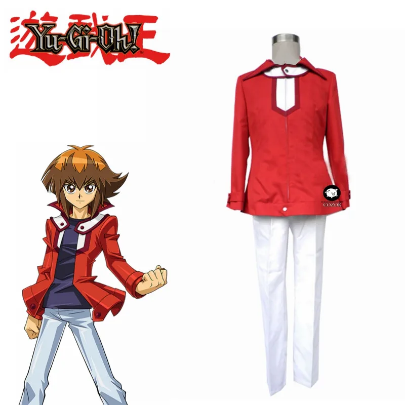 

Yu-Gi-Oh! GX Jaden Yuki Judai Uniform Outfit Cosplay Costume Custom Made Any Size Christmas Outfits Carnival