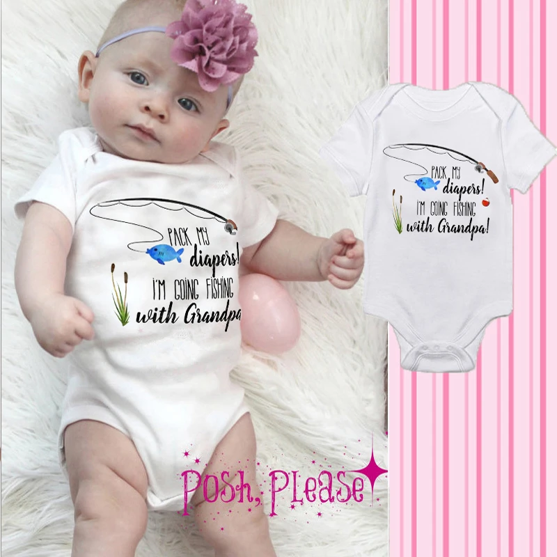 Одежда для новорожденных девочек с буквенным принтом Хлопковые комбинезоны