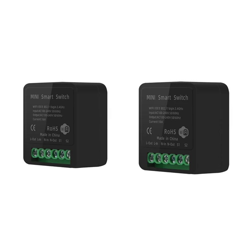 Tuya Smart Switch On-Off Device Wifi Mini Diy Alexa Remote Control For Use With Google Home | Электроника