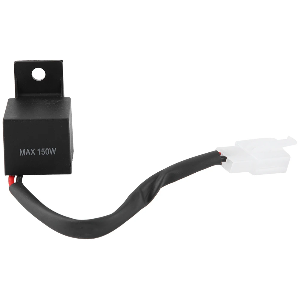 

2 Pin Electronic Motorcycle LED Flasher Relay Turn Signal Bulb Hyper Flash LF1-S-PIN