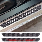 4 шт., наклейки на порог автомобиля Tesla model 3 model x model y model s Roadster P100D SPACEX