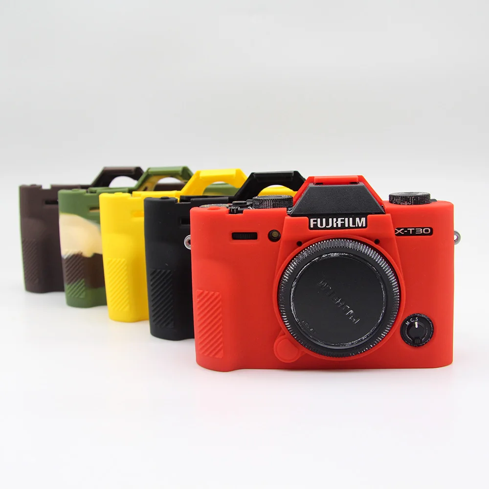 Силиконовая кожа брони чехол корпус протектор для Fujifilm X-T10 X-T20 XT10 XT20 XT30 XT-30 беззеркальная система камеры